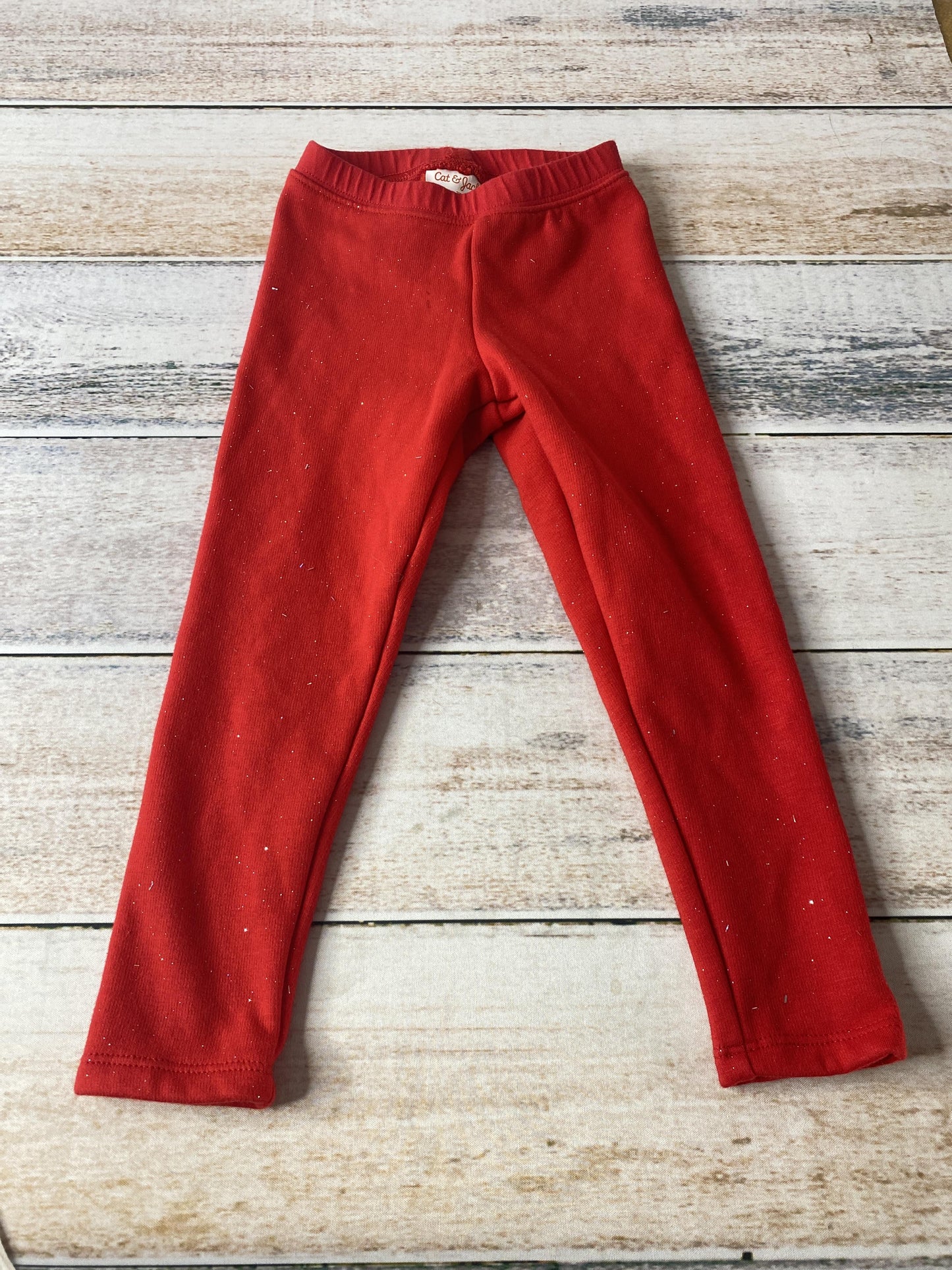 Cat & Jack Girls Red Pants Size: 3T Red