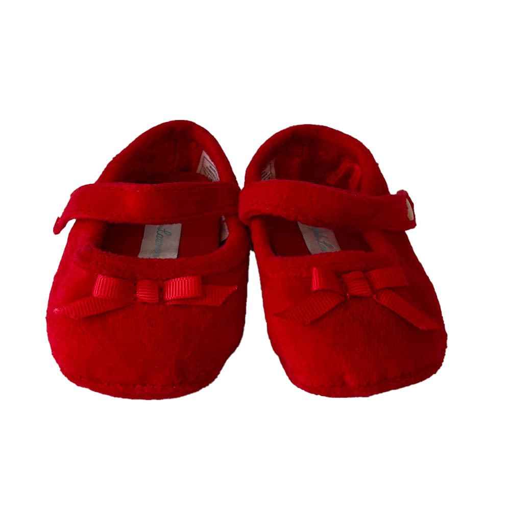 Ralph Lauren Girls Red Shoes Size: 2 Infant Red