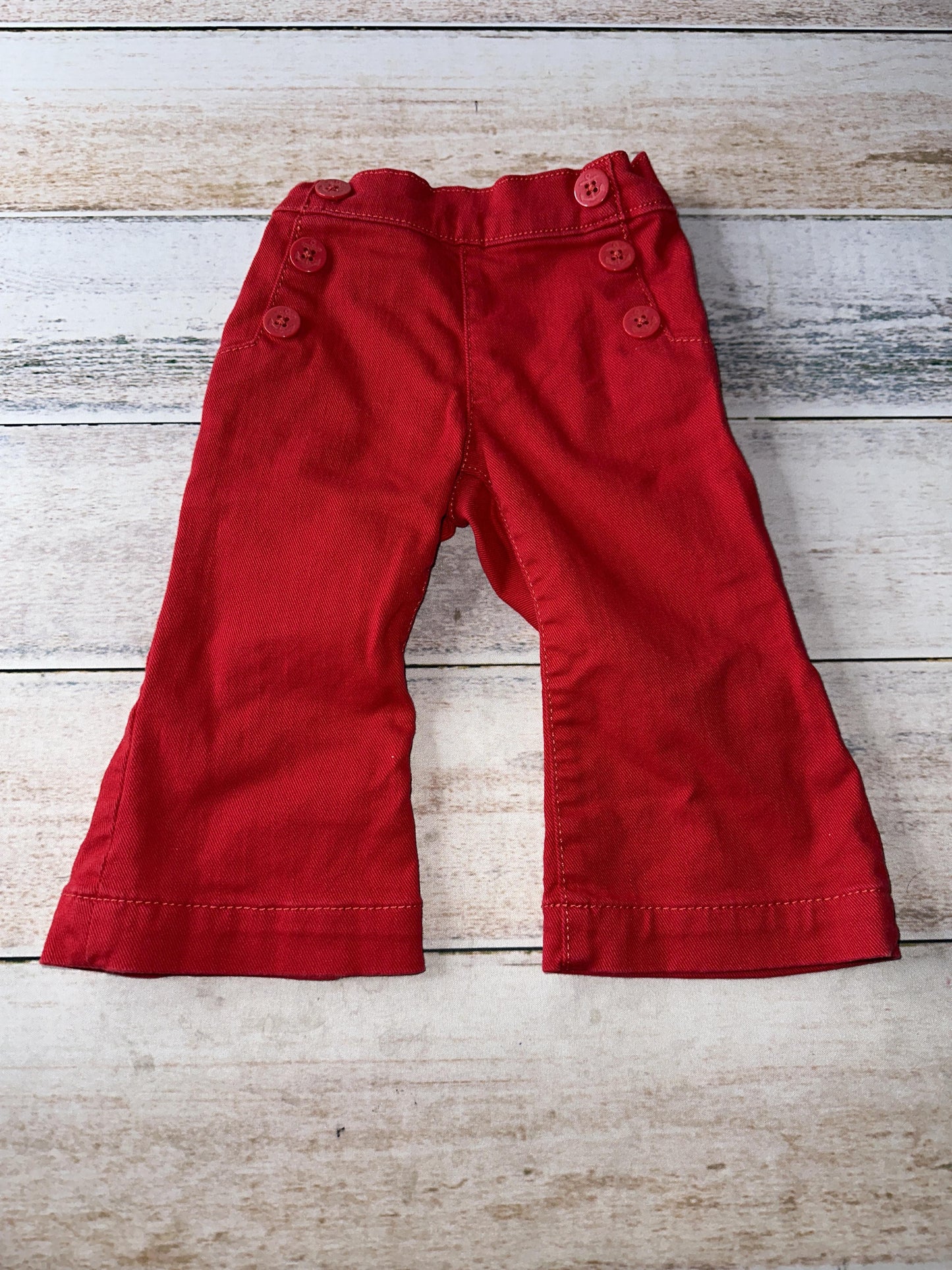 Gap Girls Red Jeans Size: 12-18 months Red