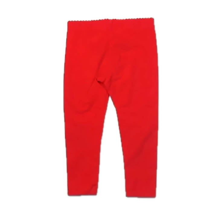 Tea Collection Girls Red Leggings Size: 12-18 Months Red