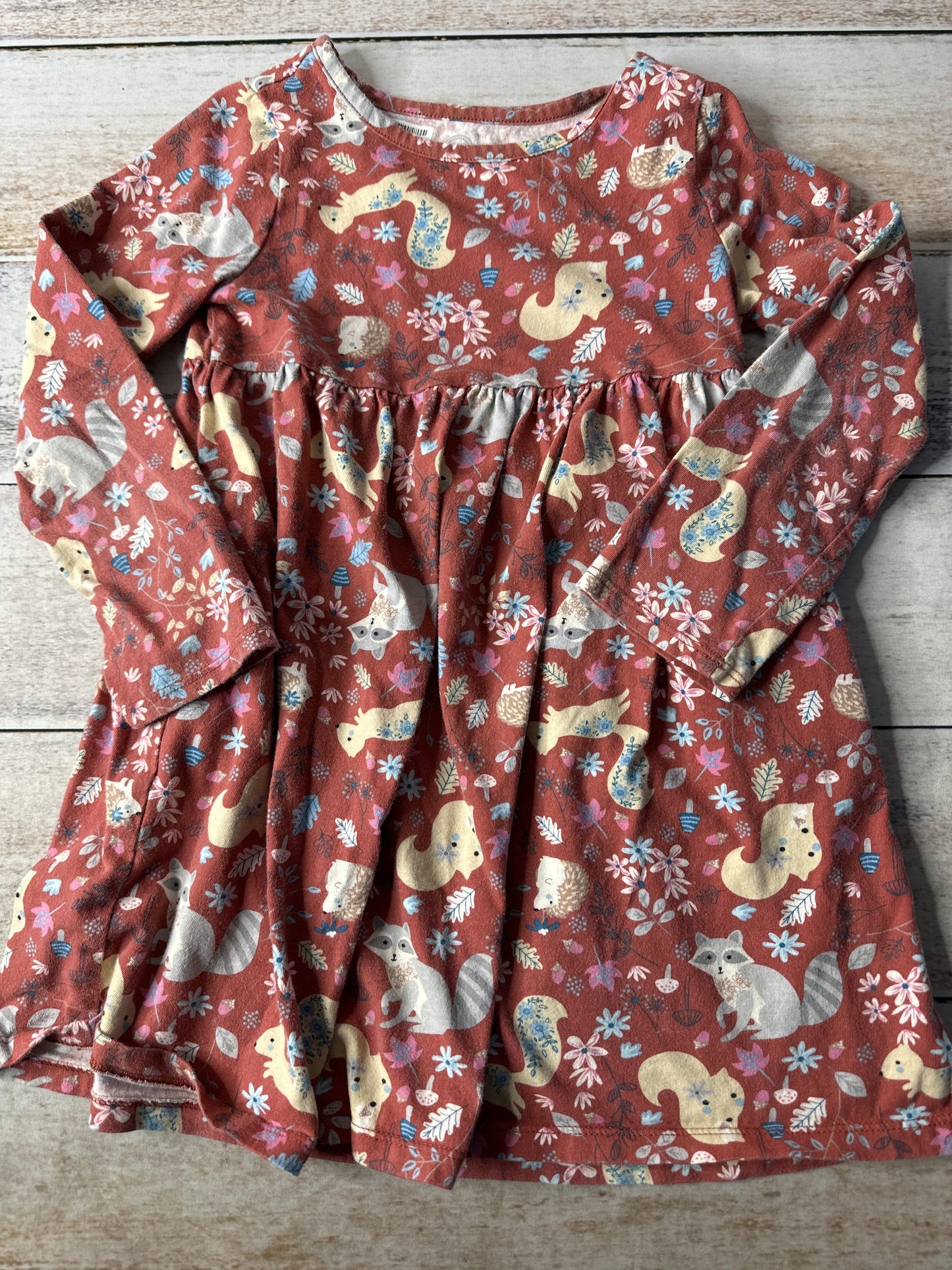 WonderNation Girls Red Dress Size: 5T Red
