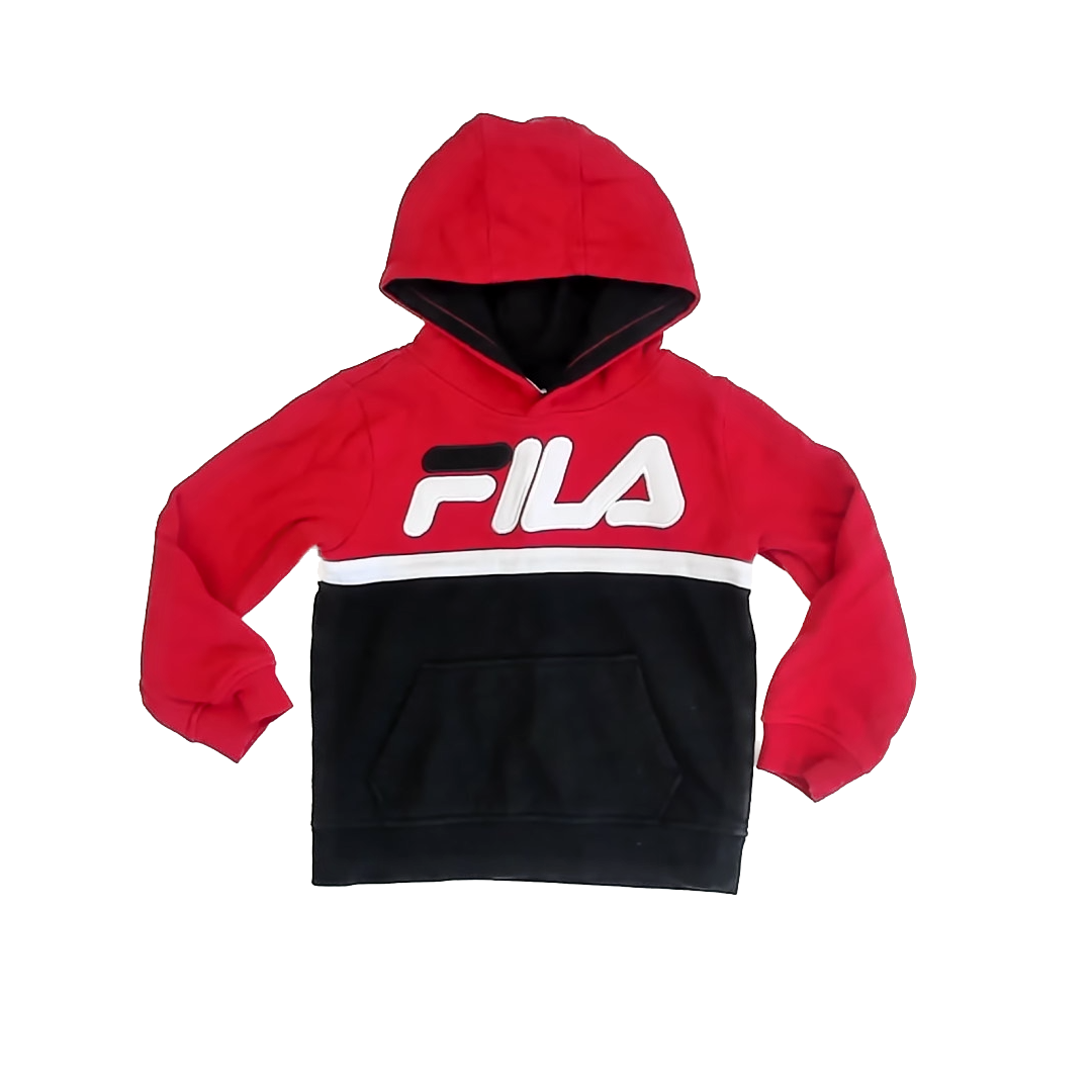 Fila Boys Red Hoodie Size: 5T Red