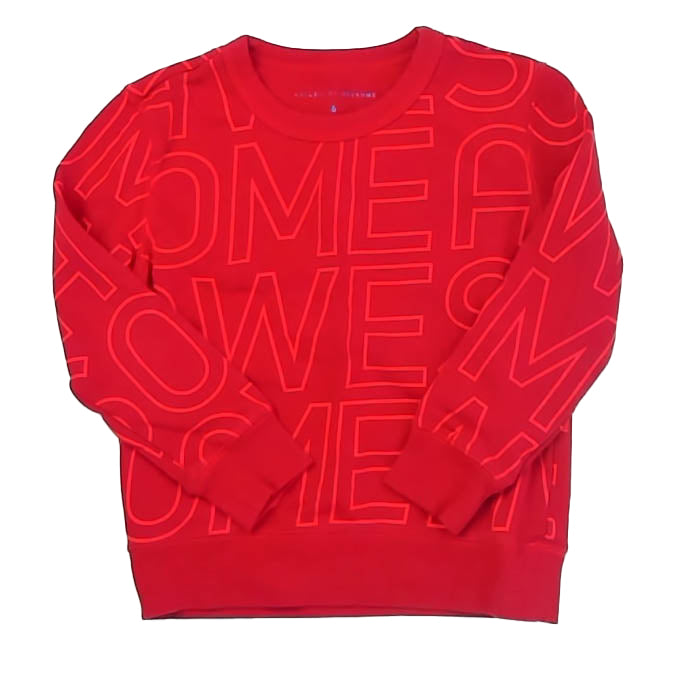 Rockets Of Awesome Boys Red Sweatshirt Size: 6 Years Red
