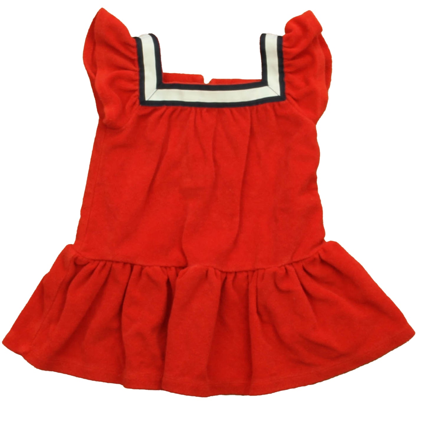 Janie and Jack Girls Red Dress Size: 6-12 Months Red