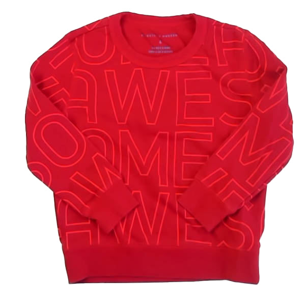 Rockets Of Awesome Boys Red Sweatshirt Size: 6 Years Red