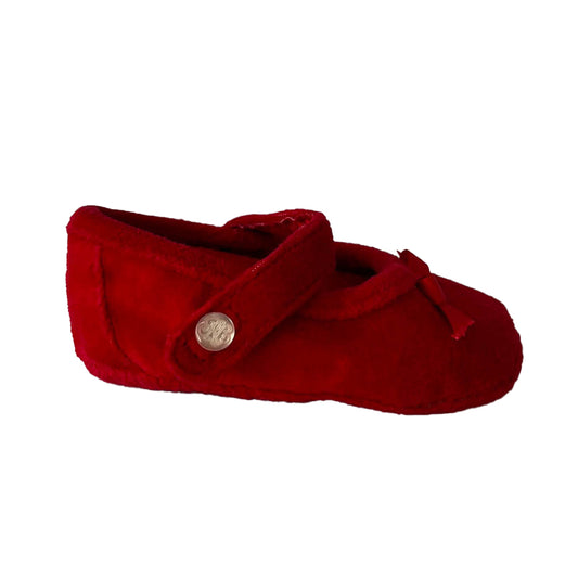 Ralph Lauren Girls Red Shoes Size: 2 Infant Red
