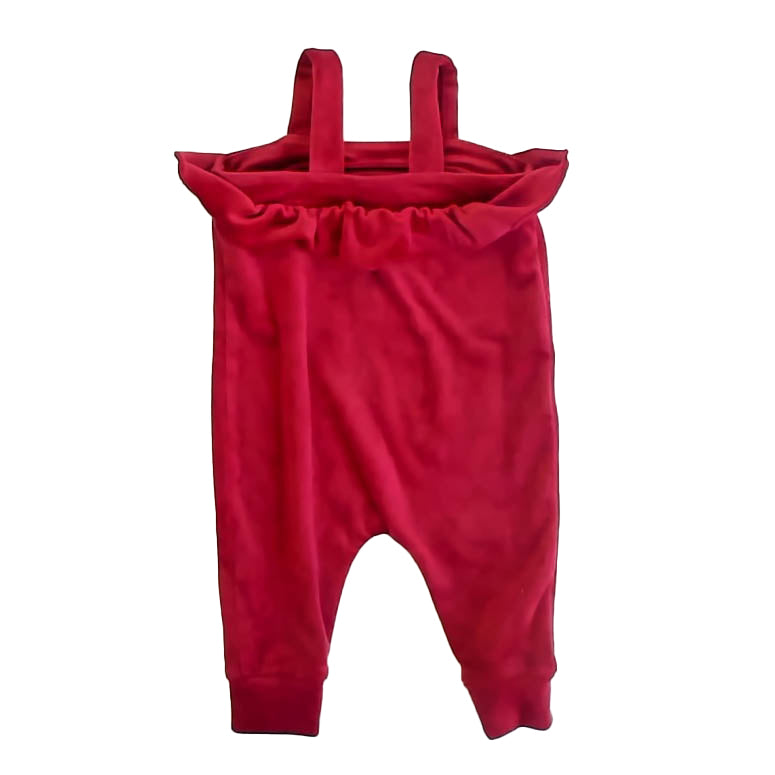 Tea Collection Girls Red Romper Size: 3-6 Months Red