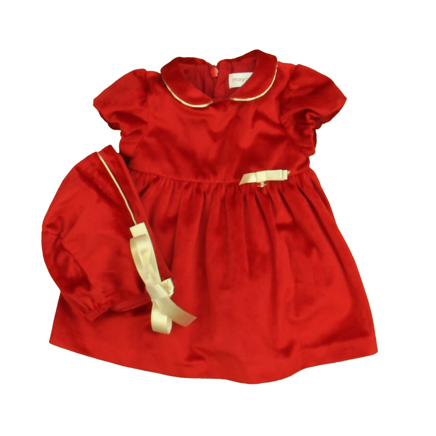 Mayoral Girls Red Dress Size: 2-4 Months Red