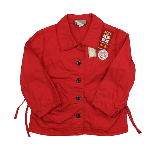 IKKS Girls Red Jacket Size: 3T