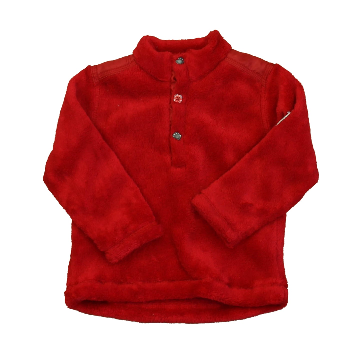 3 Pommes Girls Red Fleece Size: 18 Months Red