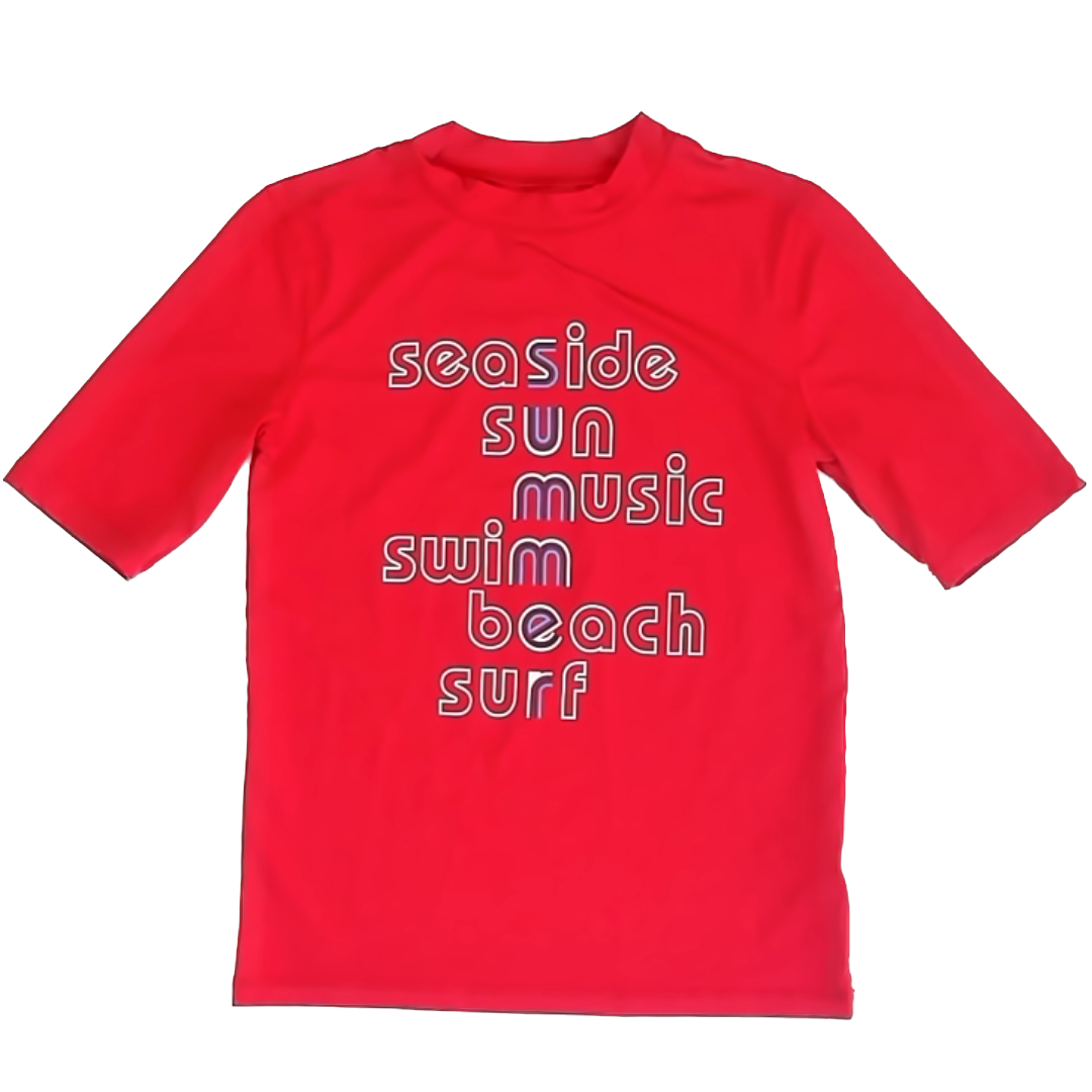 Cat & Jack Boys Red Rashguard Size: L (12/14) Red