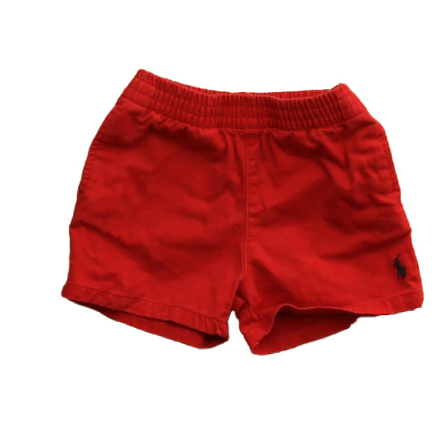 Ralph Lauren Girls Red Shorts Size: 6 Months Red