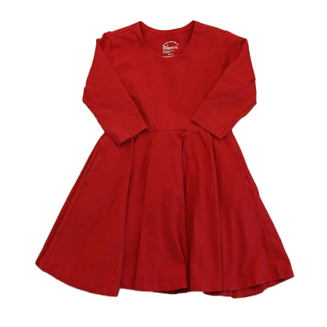 Mightly Girls Red Dress Size: 2-5T Red