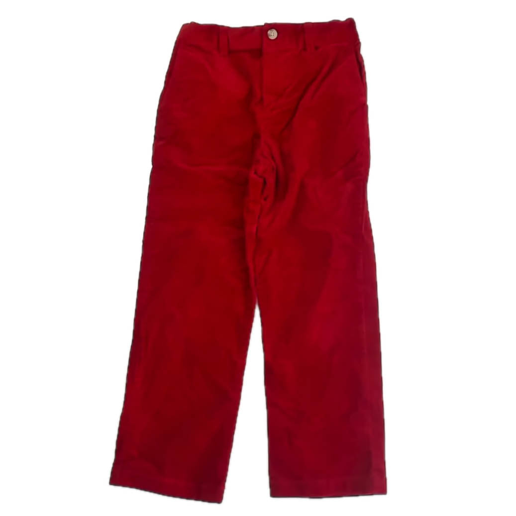 Vineyard Vines Boys Red Corduroy Pants Size: 7 Years Red