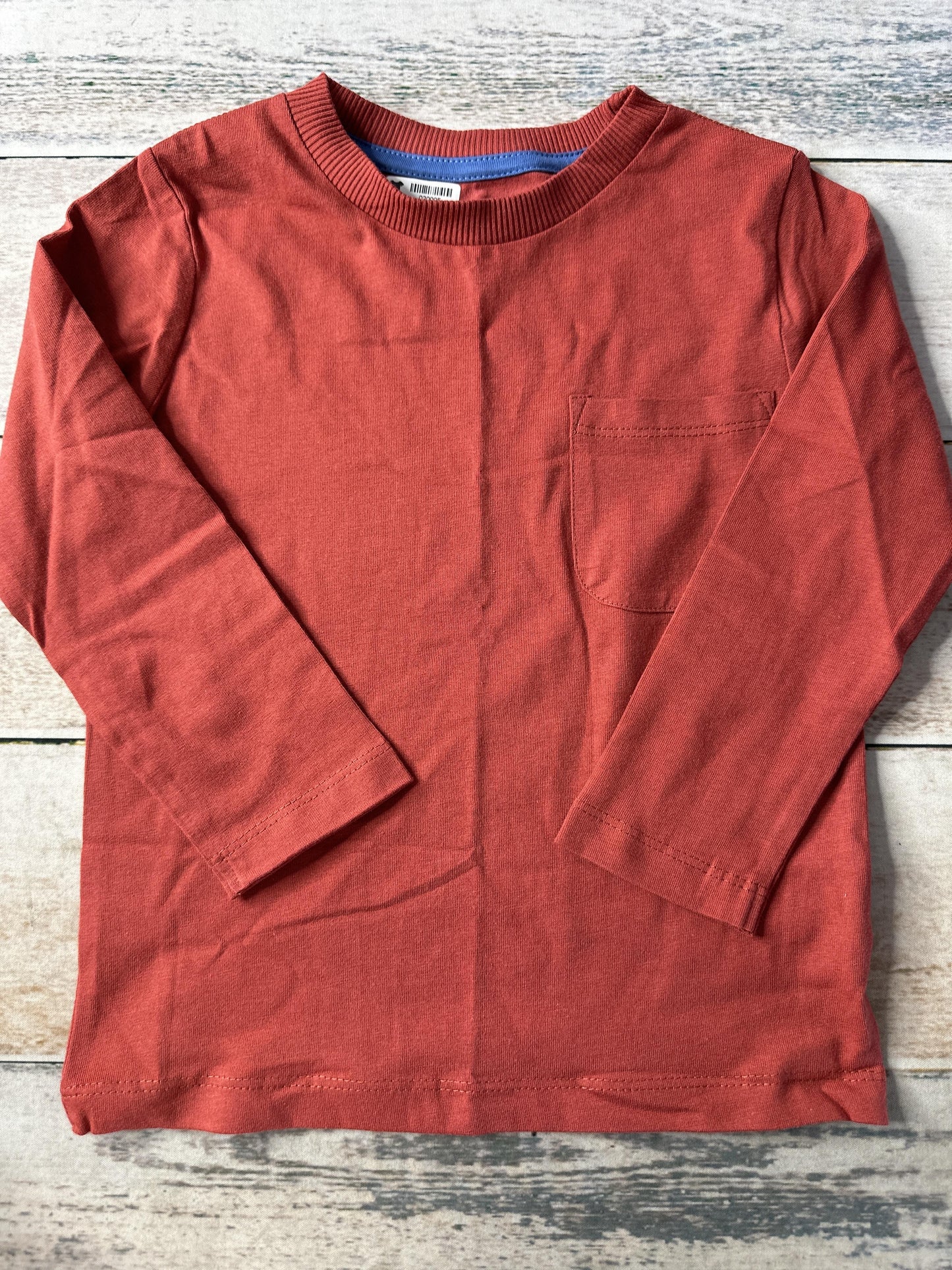 Mightly Boys Red Long Sleeve T-Shirt Size: 3T Red