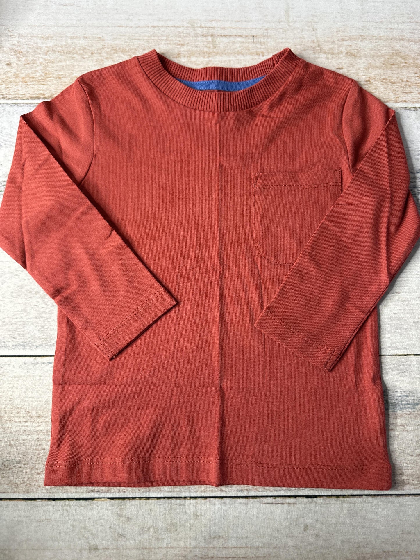 Mightly Unisex Red Long Sleeve T-Shirt Size: 2T Red