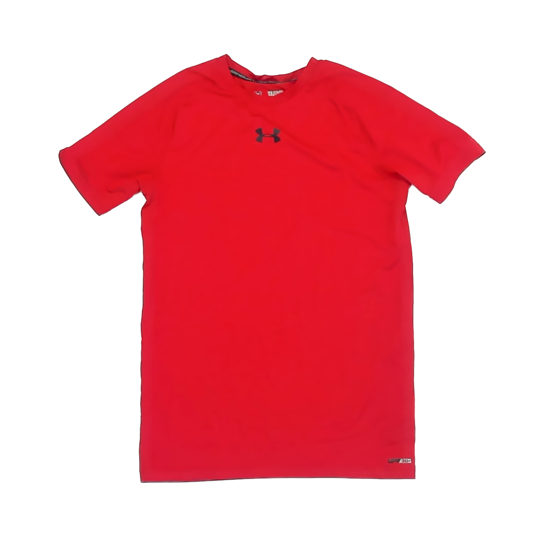 Under Armour Boys REd Athletic Top Size: YXL 16-18 Years REd