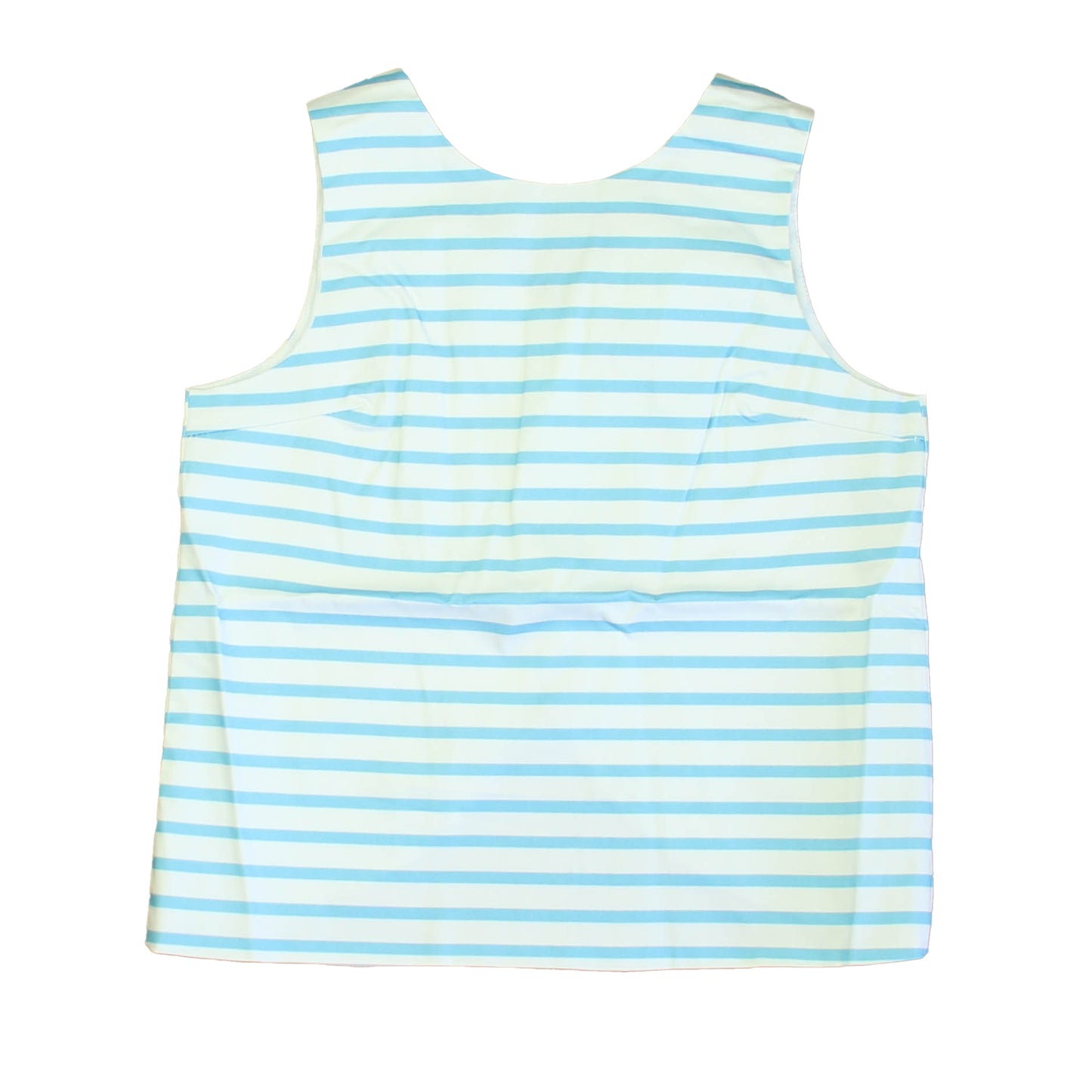 Classic Prep Girls Robins Egg Picnic Stripe Blouse Size: 6-14 Years Robins Egg Picnic Stripe