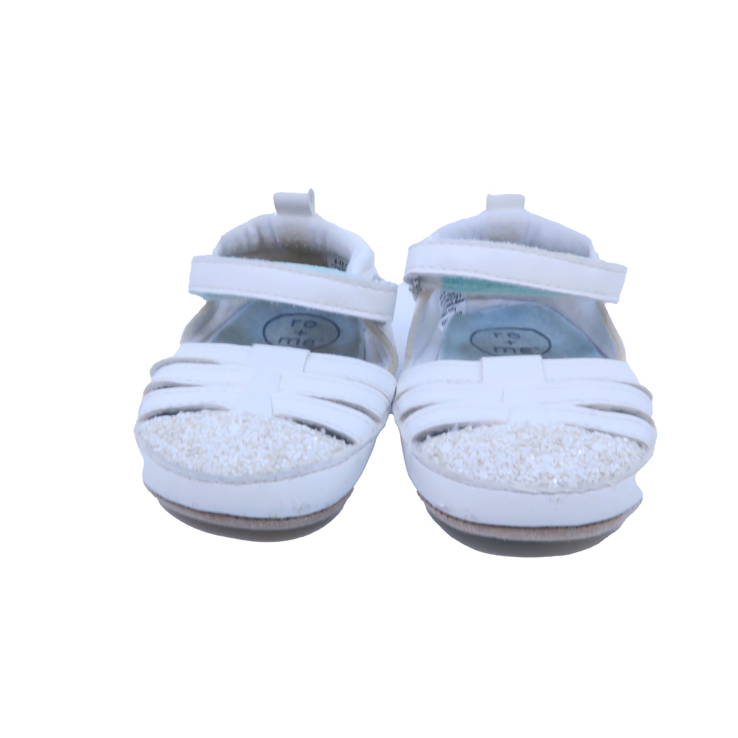 ro+me Girls White Sandals Size: 6-12 Months White