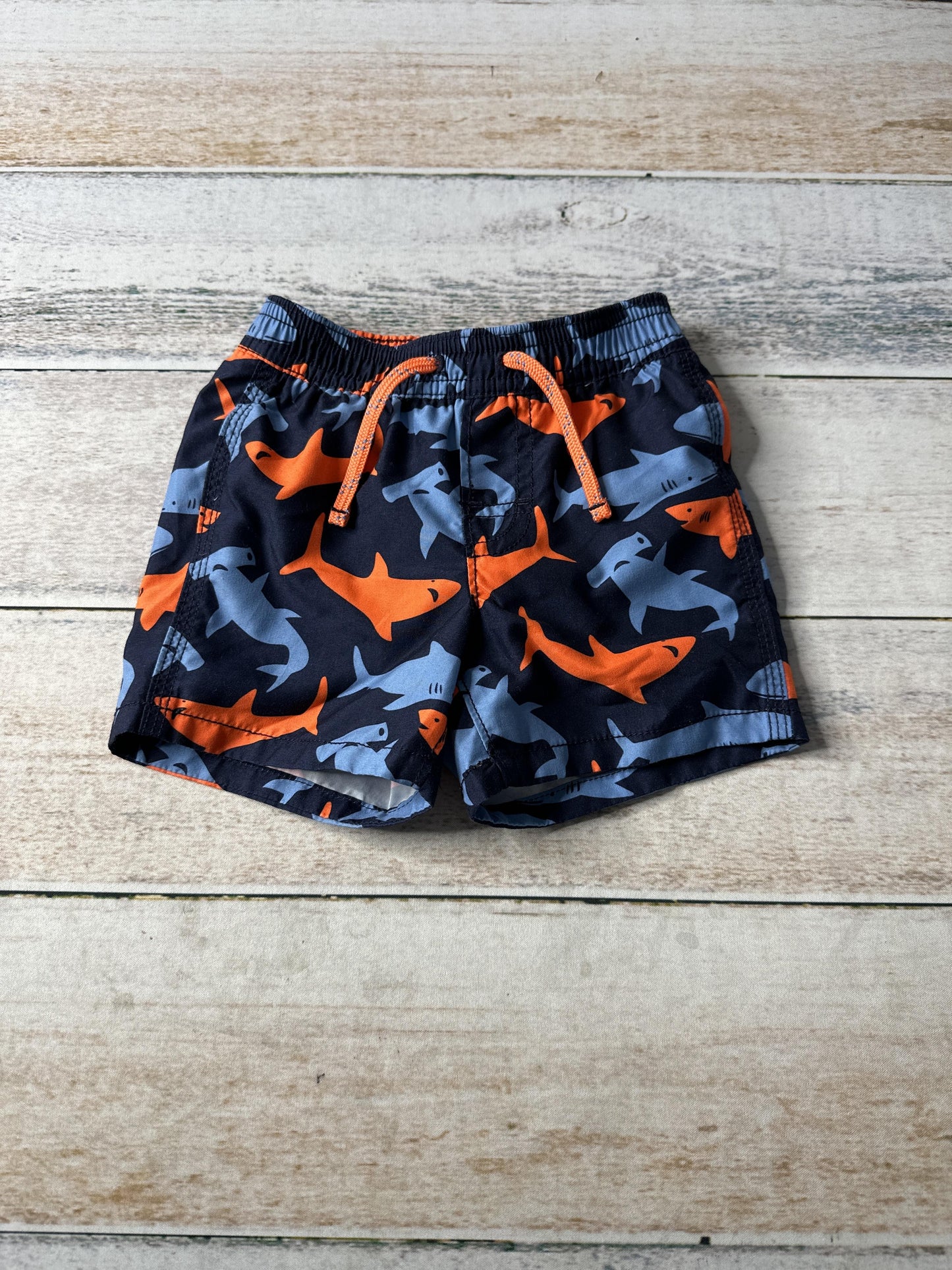 Gap Unisex Royal Blue | animals | Coral Swimwear Size: 6-12 months Royal Blue | animals | Coral