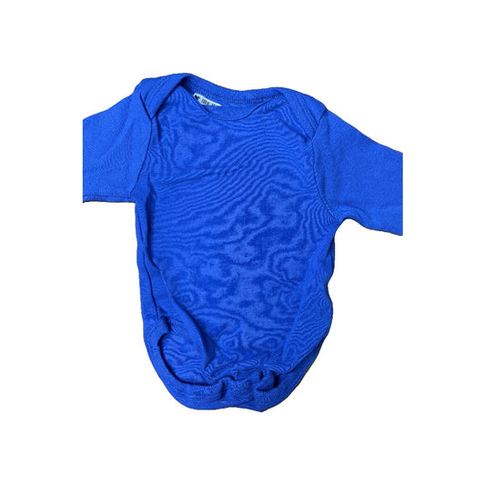Leveret Unisex Royal Blue Onesie Size: 0-3 months Royal Blue