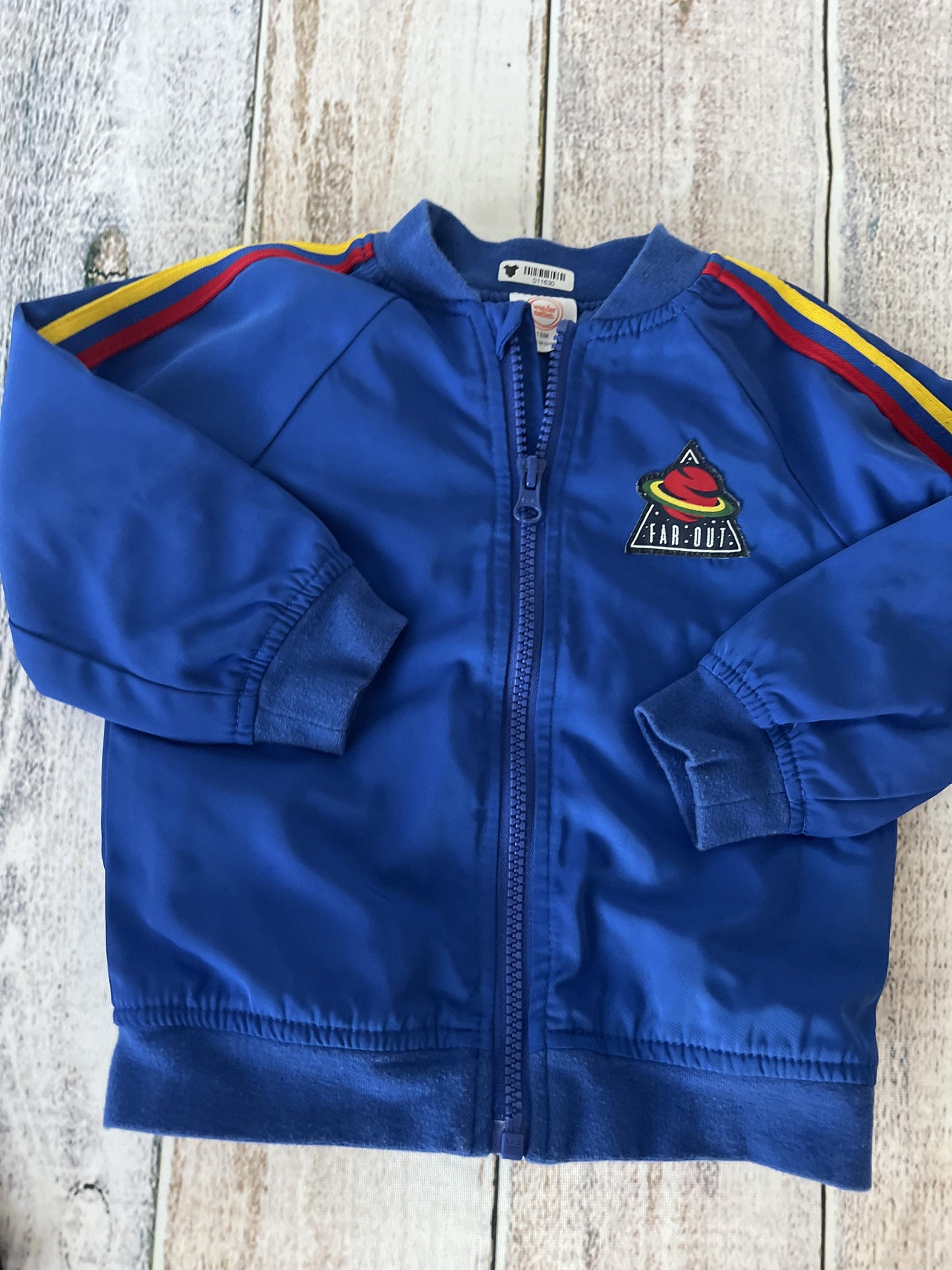 WonderNation Boys Royal Blue Jacket Size: 18 months Royal Blue