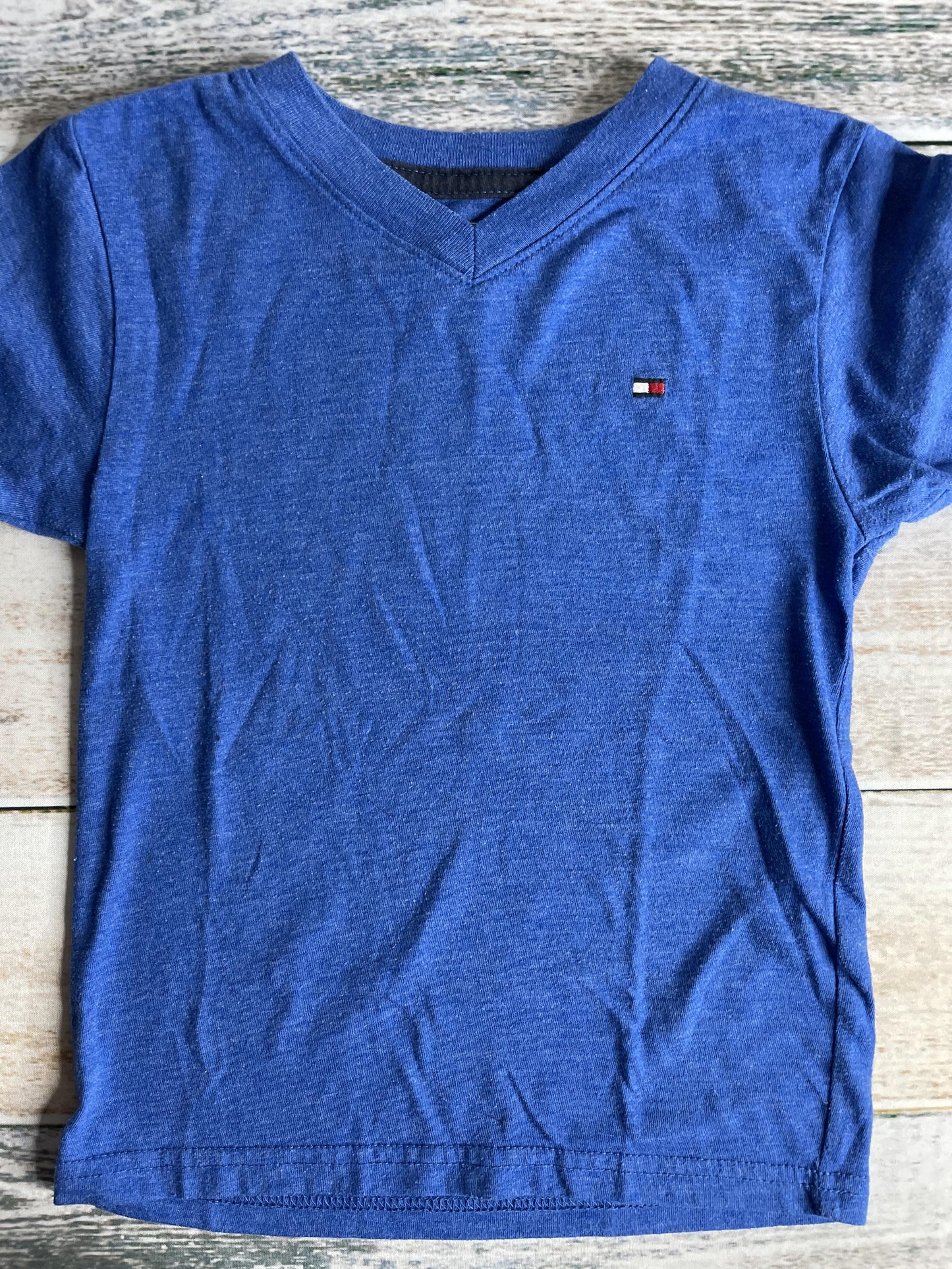 Tommy Hilfiger Boys Royal Blue T-Shirt Size: 4T Royal Blue