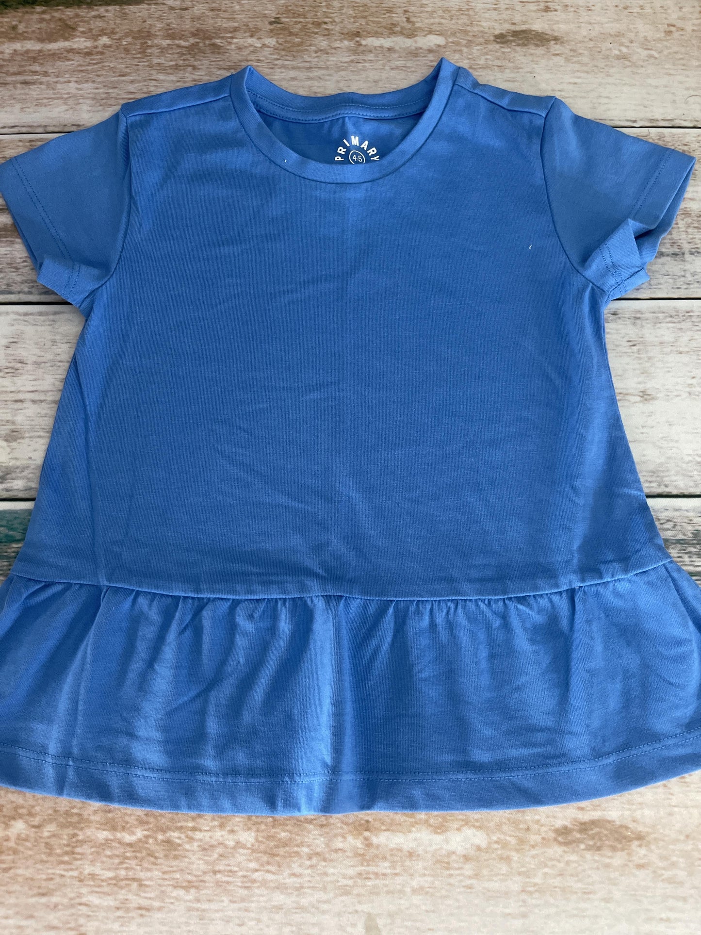 Primary Girls Royal Blue T-Shirt Size: 4T Royal Blue