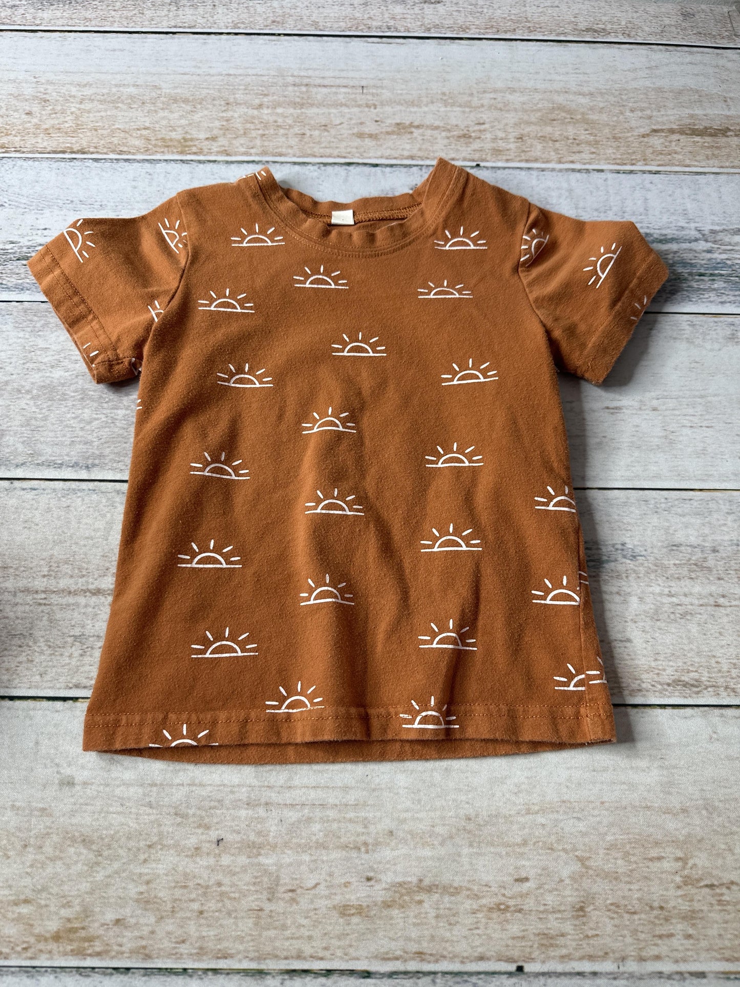 Boys Rust | Sun T-Shirt Size: 3T Rust | Sun