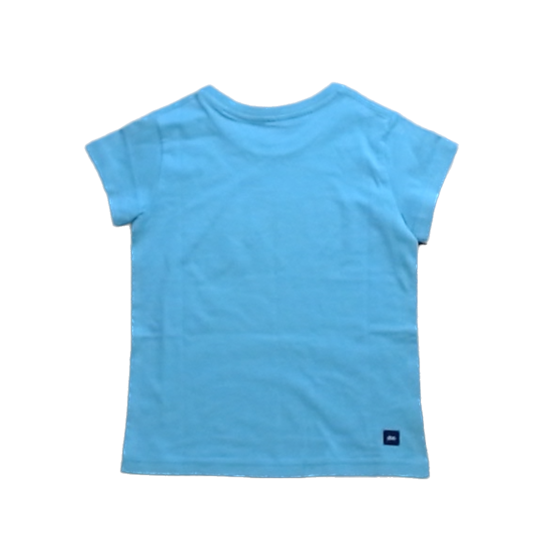 Tea Collection Girls Sage Green | Heart Rainbow Shirt Size: 3T Sage Green | Heart Rainbow