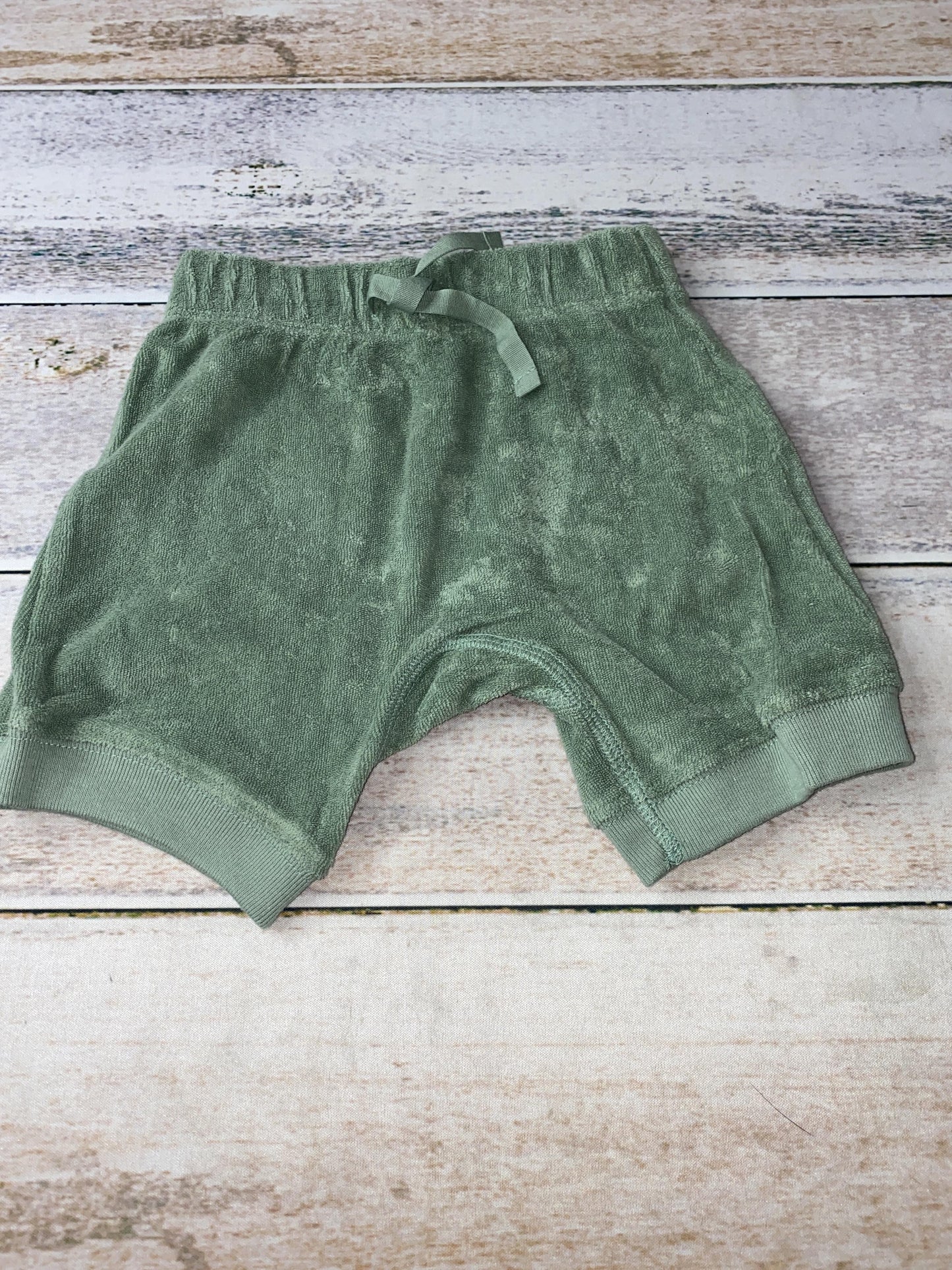 Oliver & Rain Boys Sage Shorts Size: 12 months Sage