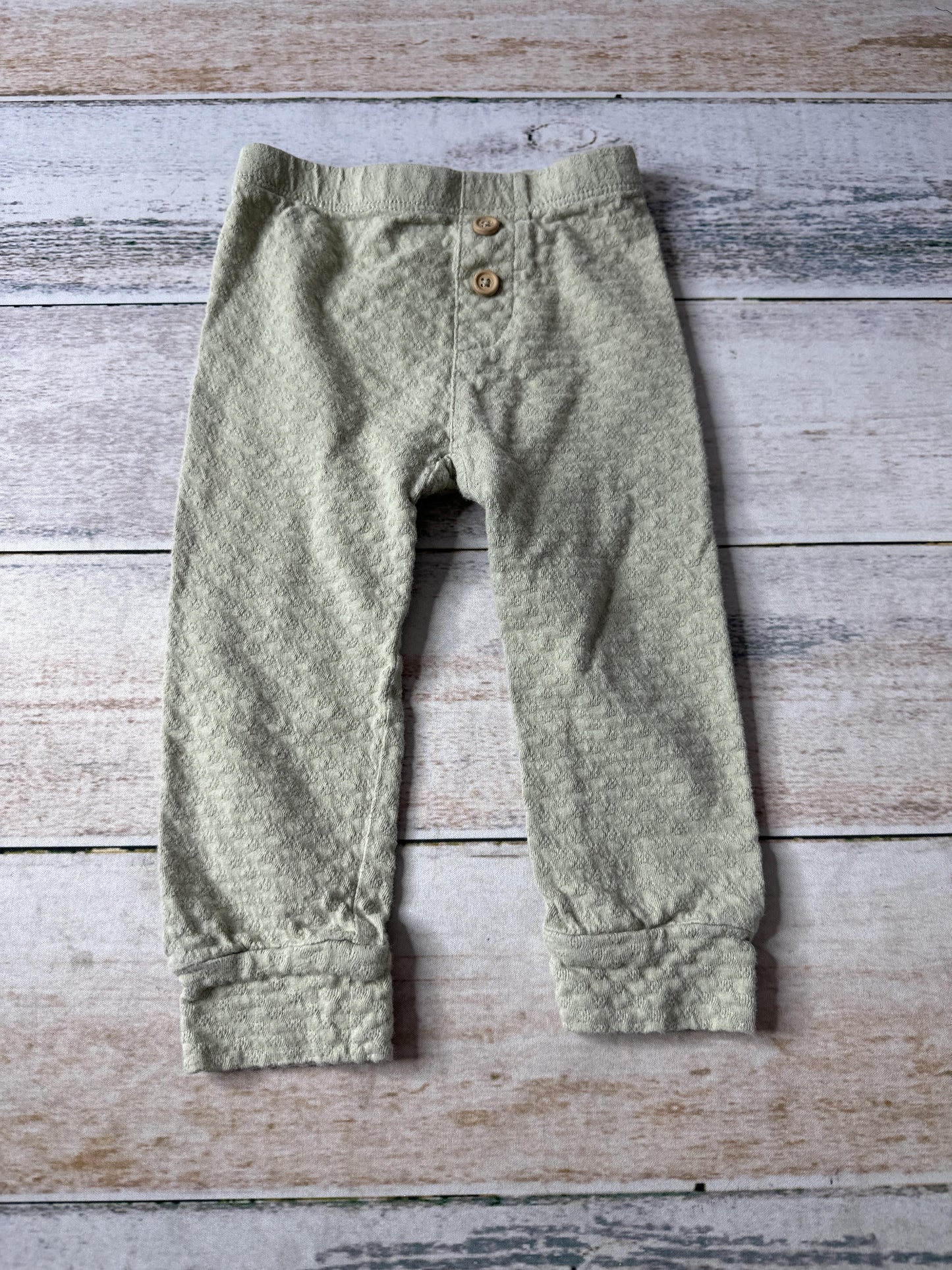 Quincy Mae Girls Sage Pants Size: 18-24 months Sage