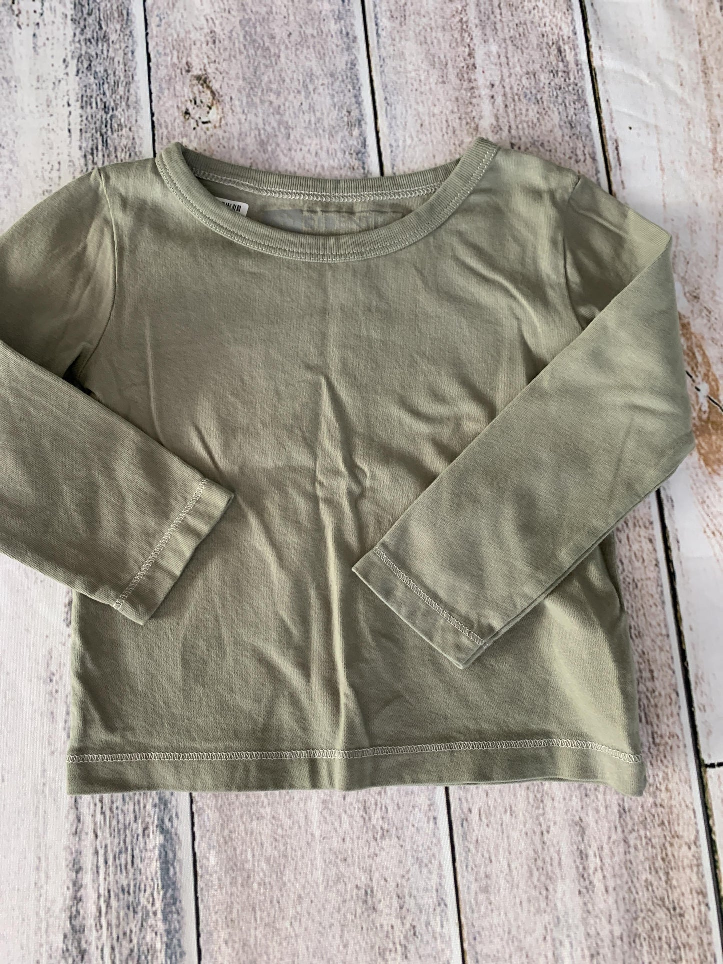 Kidential Girls Sage Long Sleeve T-Shirt Size: 2T Sage