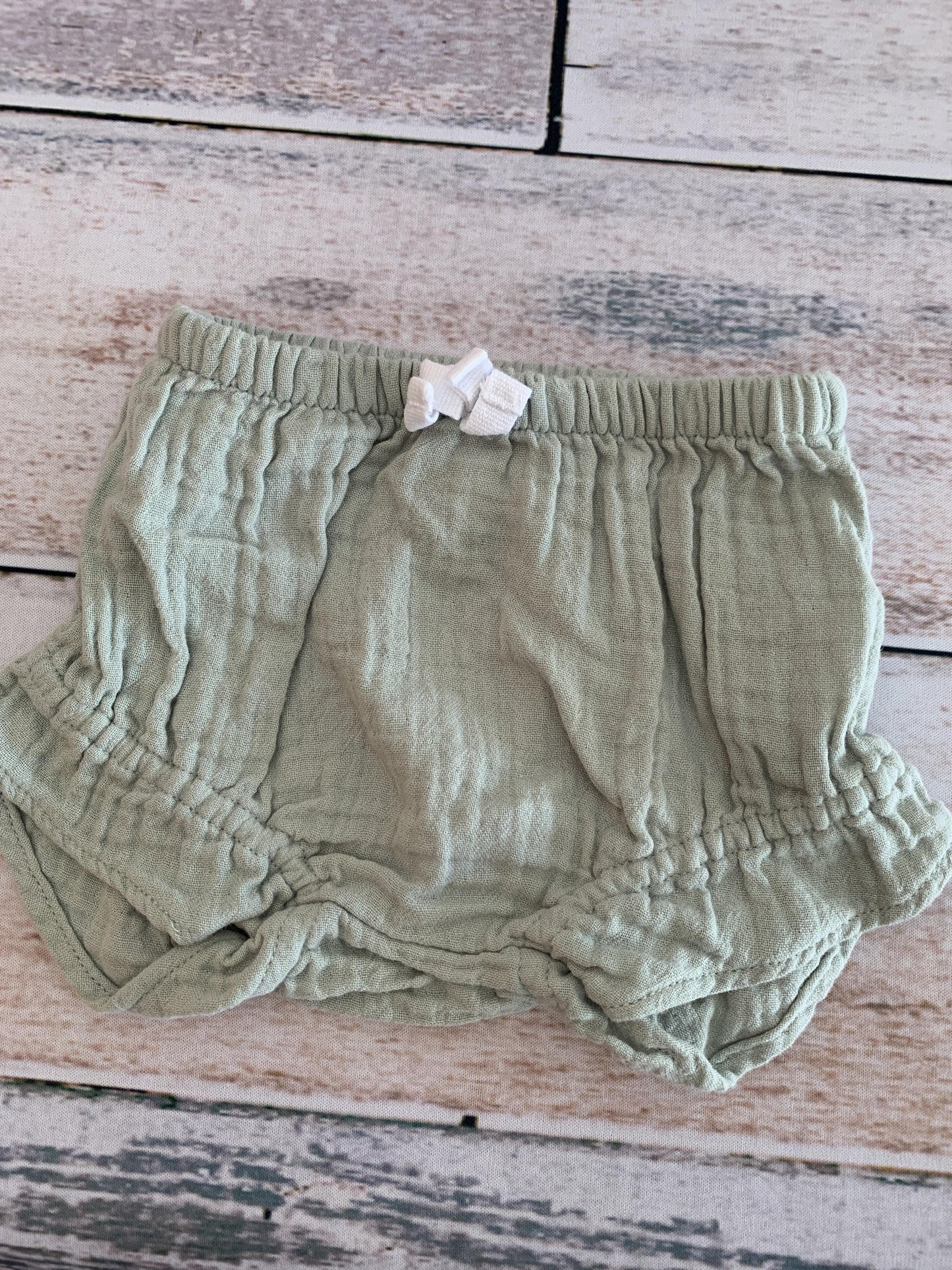 Oliver & Rain Girls Sage Shirt Size: Newborn Sage