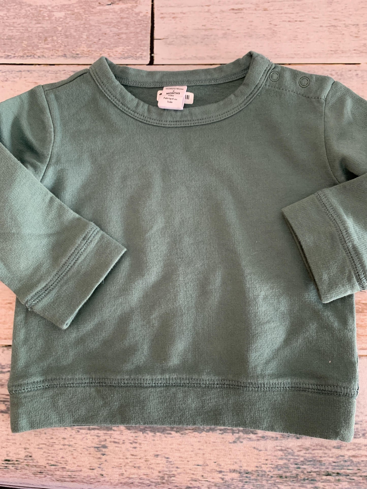 Nordstrom Unisex Sage Sweater Size: 9 months Sage