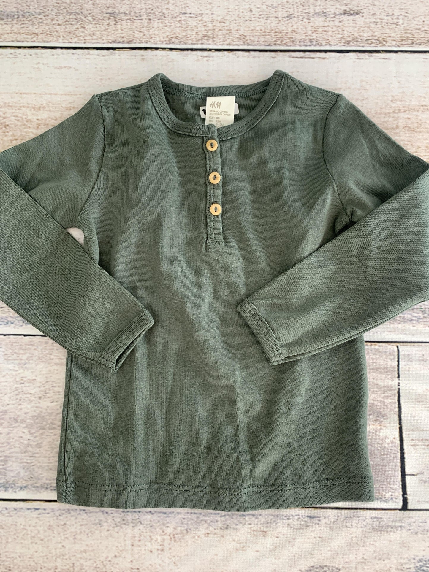 H&M Boys Sage Pajamas Size: 9-12 Months Sage