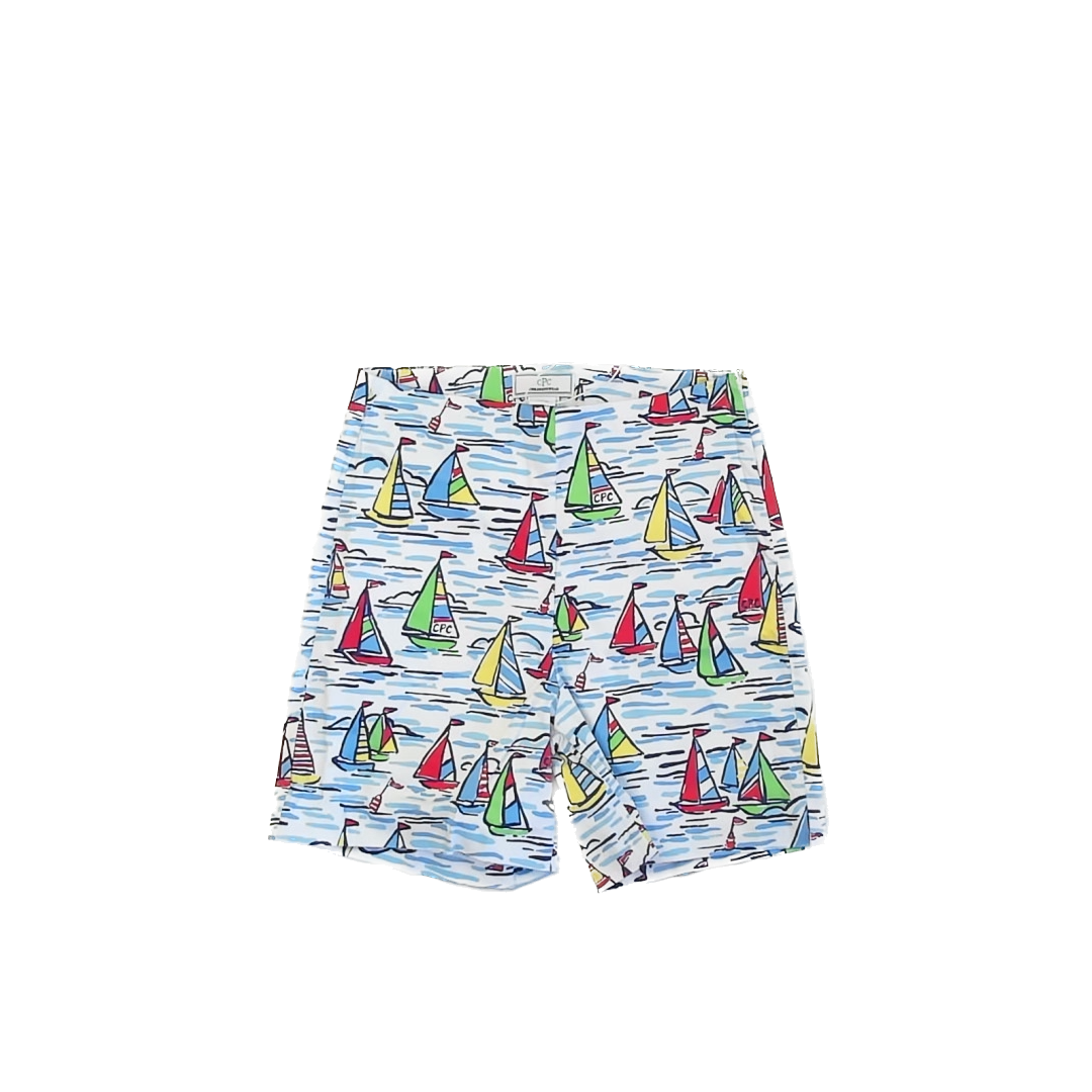 CPC Childrenswear Boys Sailboats | Blue Shorts Size: 10 Years Sailboats | Blue