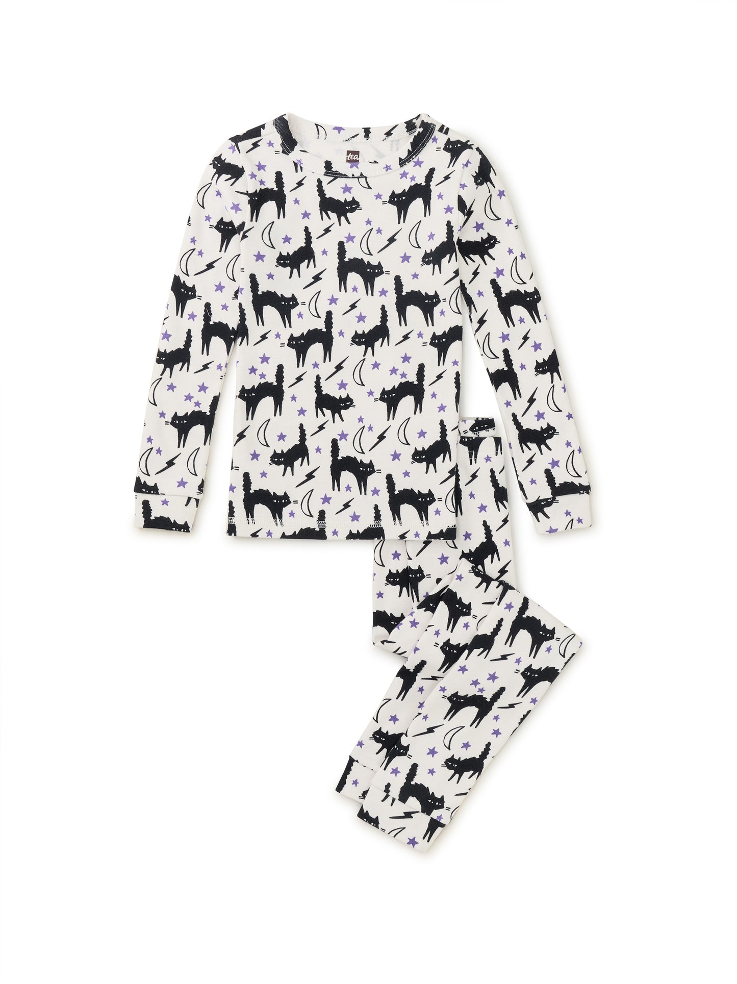 Tea Collection Unisex Scaredy Cat 2-piece Pajamas Size: 12-18 Months Scaredy Cat