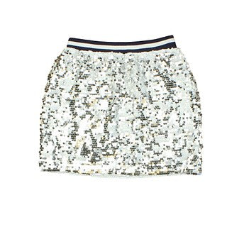 Rockets Of Awesome Girls Silver | Sequins Skirt Size: 14 Years Silver | Sequins