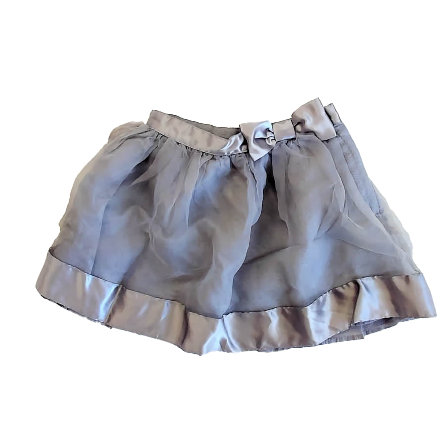 Janie and Jack Girls Silver Skirt Size: 3T Silver