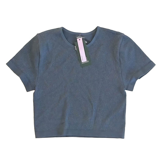 Wild Fable Girls Silver T-Shirt Size: Junior Large Silver