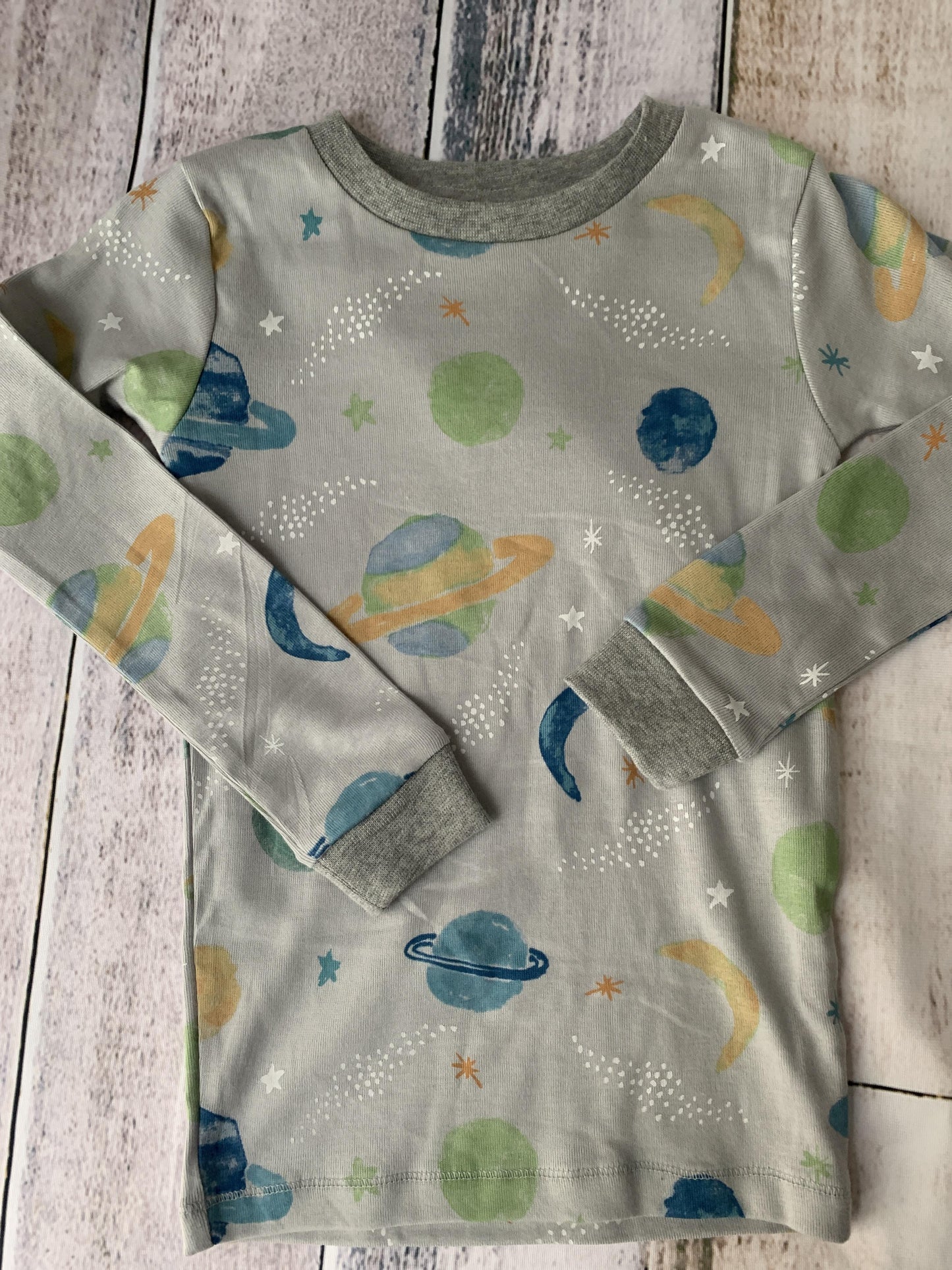 Burt's Bees Boys Space Pajamas Size: 4T Space