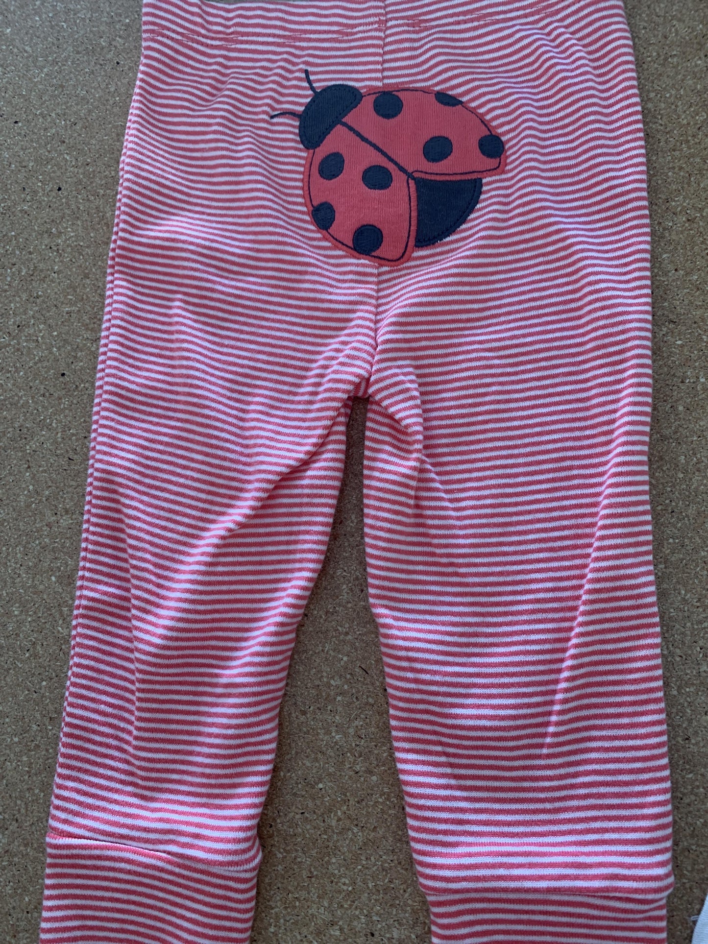 Carters Girls Stripe | pink | Wool White Pants Size: 9 months Stripe | pink | Wool White