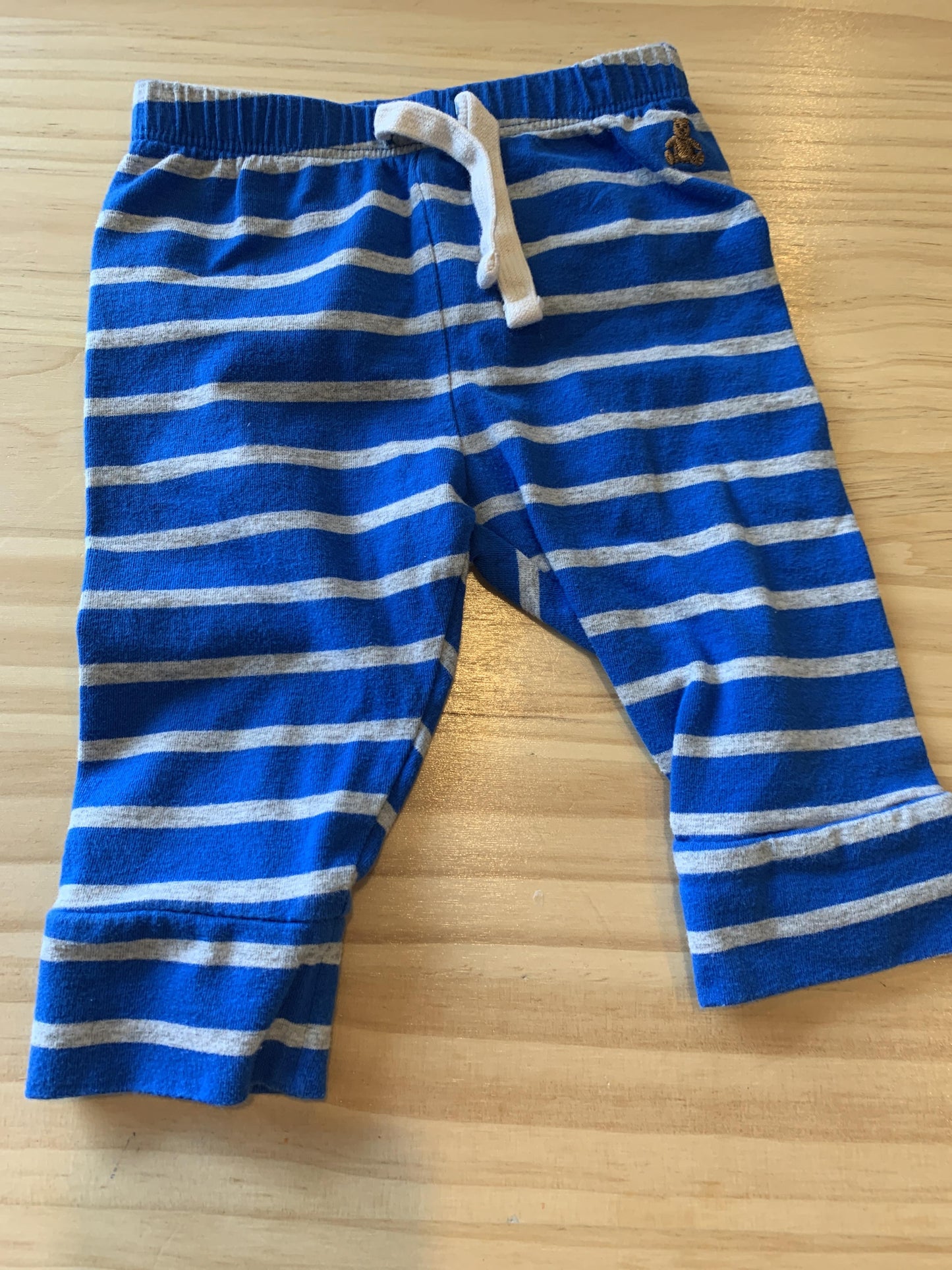 Boys Stripe | Royal Blue | White Pants Size: 3-6 months Stripe | Royal Blue | White