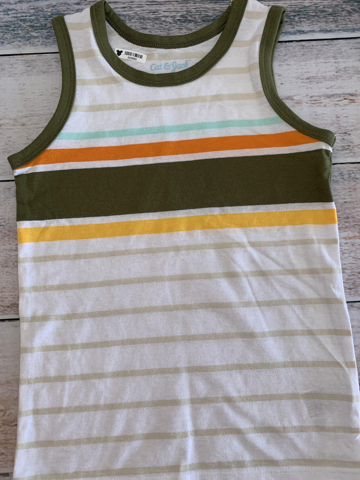 Cat & Jack Unisex Stripe Tank Top Size: 2T Stripe