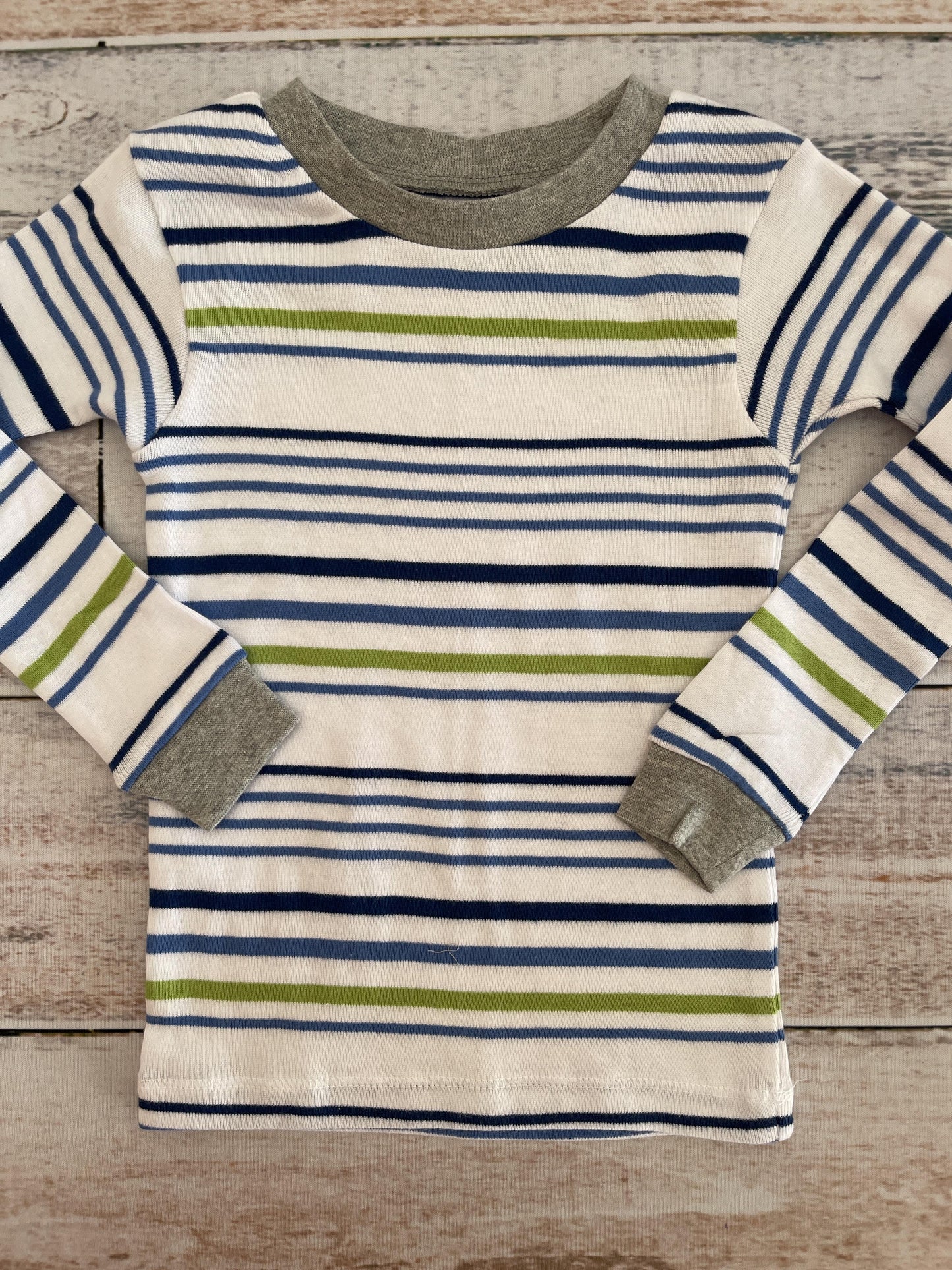 Burt's Bees Boys Stripe Pajamas Size: 2T Stripe