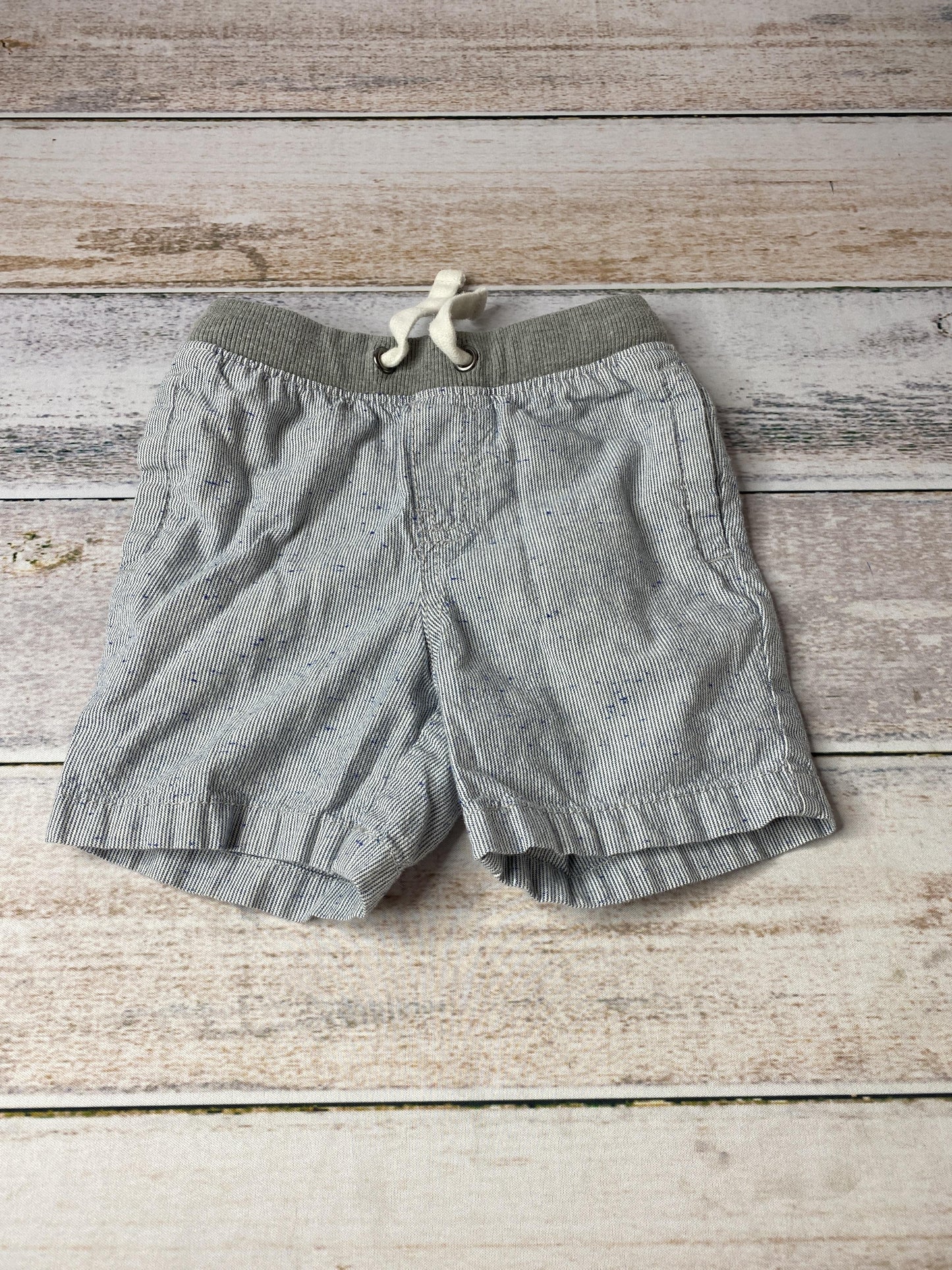 Cat & Jack Boys Striped | Navy Blue | White Shorts Size: 2 years Striped | Navy Blue | White