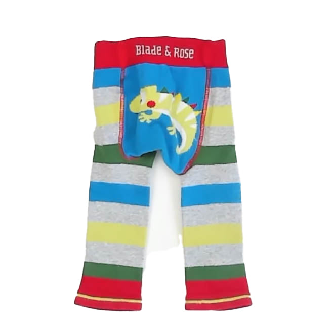 Blade & Rose Unisex Striped Leggings Size: 6-12 Months Striped