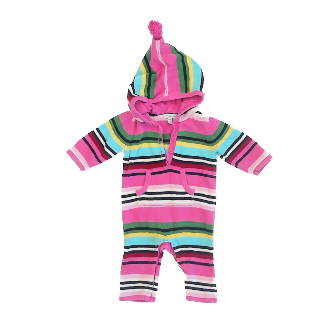 Gap Girls Striped Long Sleeve Outfit Size: 3-6 Months Striped