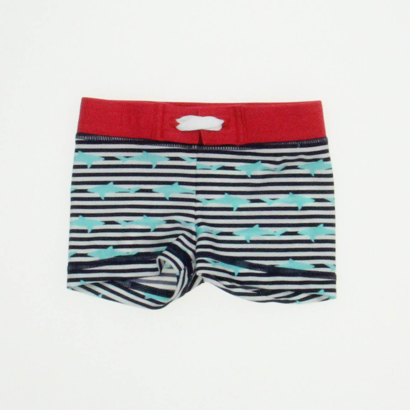 Unkown Boys Stripes | Sharks 1-piece Swimsuit Size: 3-6 Months Stripes | Sharks
